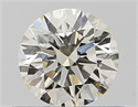 Natural Diamond 0.50 Carats, Round with Excellent Cut, K Color, VS2 Clarity and Certified by GIA