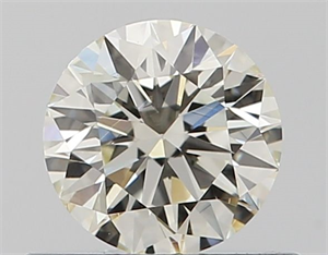 Picture of Natural Diamond 0.50 Carats, Round with Excellent Cut, K Color, VS2 Clarity and Certified by GIA