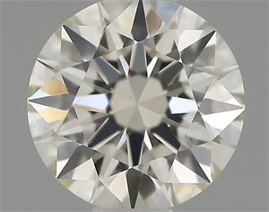 Picture of Natural Diamond 0.50 Carats, Round with Excellent Cut, I Color, SI1 Clarity and Certified by IGI