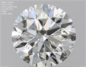 Natural Diamond 0.45 Carats, Round with Very Good Cut, G Color, I1 Clarity and Certified by GIA