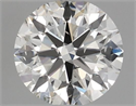 Natural Diamond 0.50 Carats, Round with Excellent Cut, G Color, SI1 Clarity and Certified by IGI