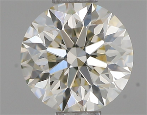 Picture of Natural Diamond 0.54 Carats, Round with Excellent Cut, K Color, VVS2 Clarity and Certified by IGI