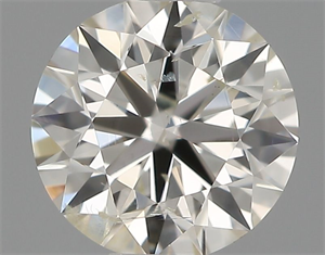 Picture of Natural Diamond 0.41 Carats, Round with Excellent Cut, H Color, SI2 Clarity and Certified by IGI