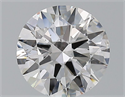 Natural Diamond 2.00 Carats, Round with Excellent Cut, D Color, SI1 Clarity and Certified by GIA