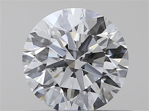 Picture of Natural Diamond 0.41 Carats, Round with Excellent Cut, E Color, SI2 Clarity and Certified by GIA