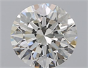 Natural Diamond 1.70 Carats, Round with Excellent Cut, H Color, VS2 Clarity and Certified by GIA