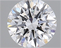 Natural Diamond 0.40 Carats, Round with Excellent Cut, D Color, VS2 Clarity and Certified by GIA