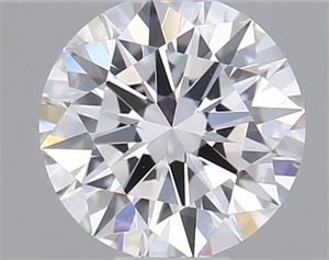 Picture of Natural Diamond 0.40 Carats, Round with Excellent Cut, D Color, VS2 Clarity and Certified by GIA