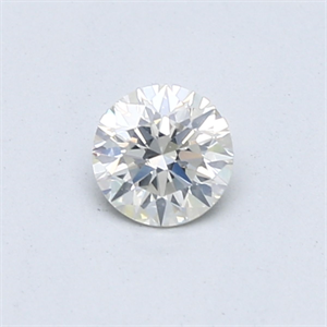 Picture of Natural Diamond 0.41 Carats, Round with Very Good Cut, I Color, I1 Clarity and Certified by GIA