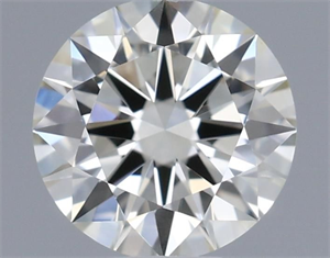 Picture of Natural Diamond 0.40 Carats, Round with Excellent Cut, I Color, VVS2 Clarity and Certified by IGI