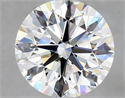 Natural Diamond 2.02 Carats, Round with Excellent Cut, E Color, VS1 Clarity and Certified by GIA