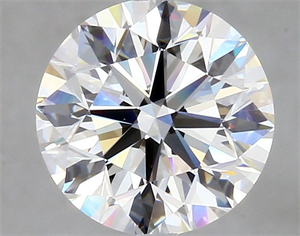 Picture of Natural Diamond 2.02 Carats, Round with Excellent Cut, E Color, VS1 Clarity and Certified by GIA