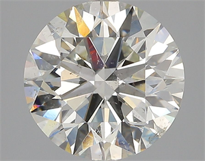 Picture of Natural Diamond 3.01 Carats, Round with Excellent Cut, I Color, SI2 Clarity and Certified by GIA