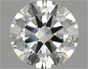 Natural Diamond 2.50 Carats, Round with Excellent Cut, I Color, VS1 Clarity and Certified by GIA