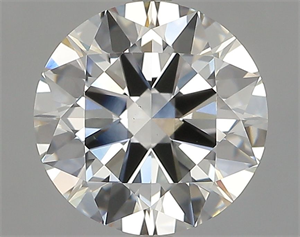 Picture of Natural Diamond 2.50 Carats, Round with Excellent Cut, I Color, VS1 Clarity and Certified by GIA