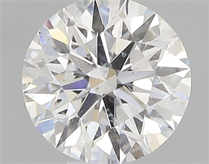 Picture of Natural Diamond 0.43 Carats, Round with Excellent Cut, E Color, SI2 Clarity and Certified by GIA