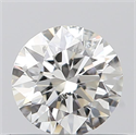 Natural Diamond 0.40 Carats, Round with Excellent Cut, G Color, SI2 Clarity and Certified by GIA