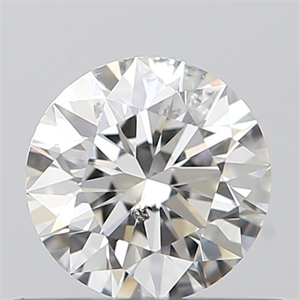 Picture of Natural Diamond 0.40 Carats, Round with Excellent Cut, G Color, SI2 Clarity and Certified by GIA