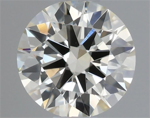 Picture of Natural Diamond 0.50 Carats, Round with Excellent Cut, J Color, VVS2 Clarity and Certified by IGI