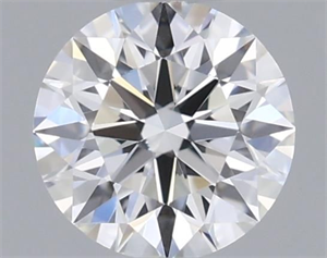 Picture of Natural Diamond 0.40 Carats, Round with Excellent Cut, G Color, IF Clarity and Certified by GIA