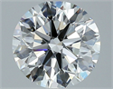 Natural Diamond 2.20 Carats, Round with Excellent Cut, F Color, VS1 Clarity and Certified by GIA