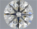 Natural Diamond 0.63 Carats, Round with Excellent Cut, J Color, VS1 Clarity and Certified by IGI