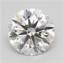 Natural Diamond 0.45 Carats, Round with Excellent Cut, H Color, IF Clarity and Certified by GIA