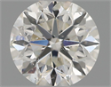 Natural Diamond 0.50 Carats, Round with Very Good Cut, G Color, SI2 Clarity and Certified by IGI