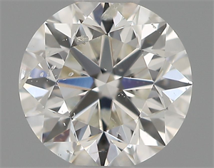 Picture of Natural Diamond 0.50 Carats, Round with Very Good Cut, G Color, SI2 Clarity and Certified by IGI