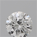 Natural Diamond 0.50 Carats, Round with Excellent Cut, G Color, I1 Clarity and Certified by GIA