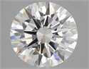 Natural Diamond 3.08 Carats, Round with Excellent Cut, I Color, VS1 Clarity and Certified by GIA