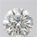 Natural Diamond 0.50 Carats, Round with Excellent Cut, J Color, VVS2 Clarity and Certified by GIA