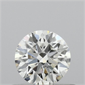 Natural Diamond 0.40 Carats, Round with Excellent Cut, G Color, SI1 Clarity and Certified by IGI