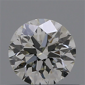 Picture of Natural Diamond 0.44 Carats, Round with Excellent Cut, H Color, IF Clarity and Certified by GIA