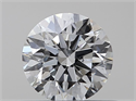 Natural Diamond 0.40 Carats, Round with Excellent Cut, H Color, SI1 Clarity and Certified by GIA