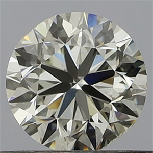 Picture of Natural Diamond 0.50 Carats, Round with Very Good Cut, K Color, SI1 Clarity and Certified by GIA