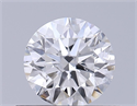 Natural Diamond 0.51 Carats, Round with Excellent Cut, F Color, I1 Clarity and Certified by GIA