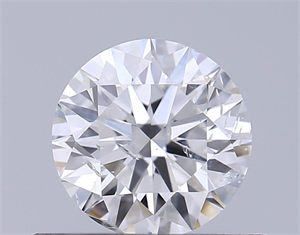 Picture of Natural Diamond 0.51 Carats, Round with Excellent Cut, F Color, I1 Clarity and Certified by GIA