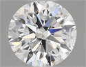 Natural Diamond 0.40 Carats, Round with Very Good Cut, E Color, VVS1 Clarity and Certified by GIA