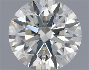 Picture of Natural Diamond 0.57 Carats, Round with Very Good Cut, I Color, VS1 Clarity and Certified by IGI