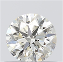 Natural Diamond 0.47 Carats, Round with Excellent Cut, K Color, VS1 Clarity and Certified by GIA