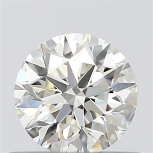 Picture of Natural Diamond 0.47 Carats, Round with Excellent Cut, K Color, VS1 Clarity and Certified by GIA