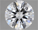 Natural Diamond 2.80 Carats, Round with Excellent Cut, F Color, VS1 Clarity and Certified by GIA