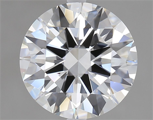 Picture of Natural Diamond 2.80 Carats, Round with Excellent Cut, F Color, VS1 Clarity and Certified by GIA