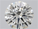 Natural Diamond 0.50 Carats, Round with Excellent Cut, I Color, SI1 Clarity and Certified by GIA