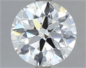 Natural Diamond 1.58 Carats, Round with Excellent Cut, H Color, IF Clarity and Certified by GIA