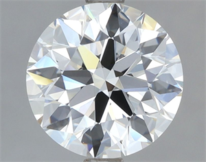 Picture of Natural Diamond 1.58 Carats, Round with Excellent Cut, H Color, IF Clarity and Certified by GIA