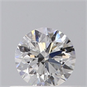 Natural Diamond 0.40 Carats, Round with Very Good Cut, D Color, VS2 Clarity and Certified by GIA