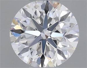 Picture of Natural Diamond 0.41 Carats, Round with Very Good Cut, E Color, VVS1 Clarity and Certified by GIA