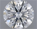 Natural Diamond 0.42 Carats, Round with Excellent Cut, F Color, SI1 Clarity and Certified by GIA